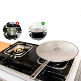 Carvallo KüchenGuard Mesh | 29/33 cm | Värmebeständig Handtag | Anti-fett Nätöverdrag för panna & kastrull Carvallo