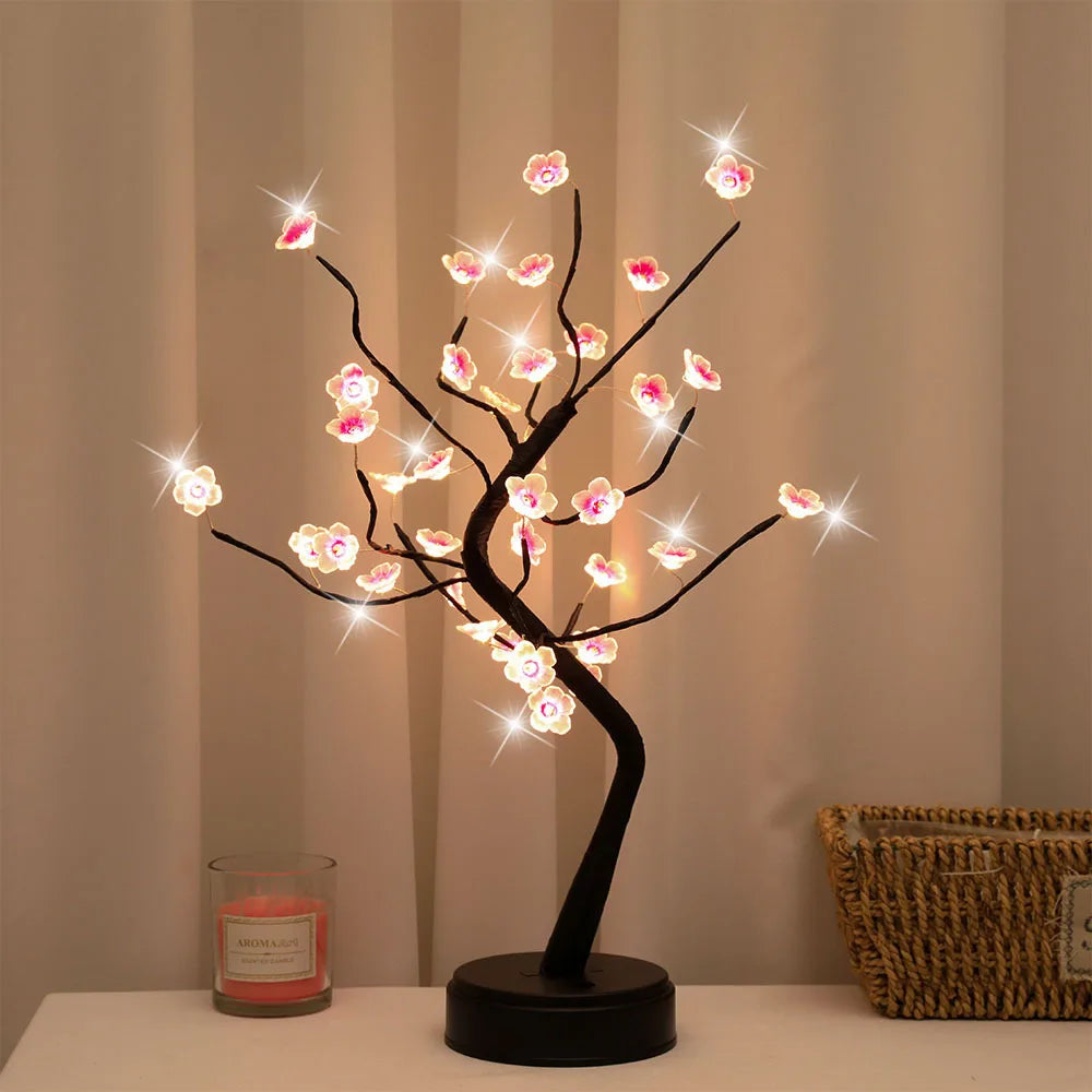 ZenGlow - LED Bonsai Träd Lampa, Dekorativ Bordslampa för Vardagsrum & Sovrum Carvallo
