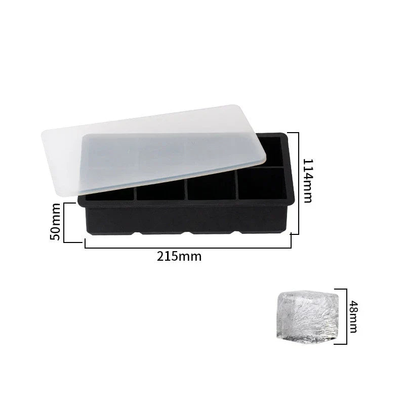 Carvallo Stor isbitsform i silikon | BPA-fri & flexibel | För XXL-isbitar, cocktails & kök | Lätt att rengöra Carvallo