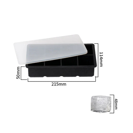 Carvallo Stor isbitsform i silikon | BPA-fri & flexibel | För XXL-isbitar, cocktails & kök | Lätt att rengöra Carvallo