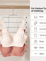 Carvallo Multi-Hängorganisatör | Fällbar Flerlagers Underklädesgalge | Platsbesparande & Spårfri – 1 styck av ABS-plast Carvallo