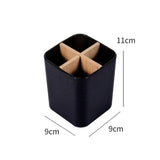 Carvallo PureStand Bambu Tandborsthållare för Elektriska Tandborstar | Organizer för Rakapparater & Kosmetikborstar Carvallo