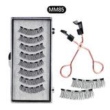 Carvallo Wimpern LashAura Magnetique | 8-delat set utan lim & eyeliner | Återanvändbar | 5 magneter | Naturligt & Voluminöst Carvallo