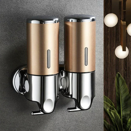 PureFlow - Vägghängd tvåfacks tvålpump för ett snyggt badrum Carvallo