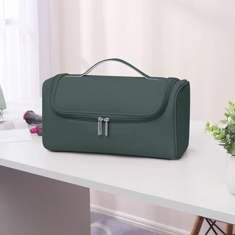 Carvallo Bärbar Hårtorkväska för Resa & Förvaring | Samt-Organisator för Dyson Airwrap & Tillbehör | Skydds- & Förvaringsväska med Krok & Fack Carvallo