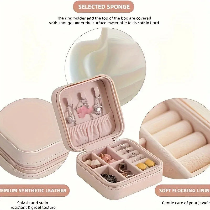 Carvallo VOYELIA | Resefodral för smycken | Kompakt & Stiligt | PU-läder Carvallo