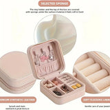 Carvallo VOYELIA | Resefodral för smycken | Kompakt & Stiligt | PU-läder Carvallo