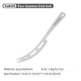 Carvallo Titan-fruktgafflar | Ultralätt & Återanvändbar | Dessert-, tårta- & salladsgaffel för camping, hem & gastronomi Carvallo