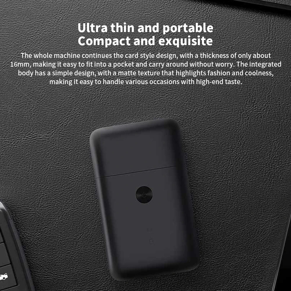 Royallure Elektrisk Rakapparat Dubbel Blad med Hög Hastighet Motor, IPX7 Vattentålig Rakkniv Carvallo