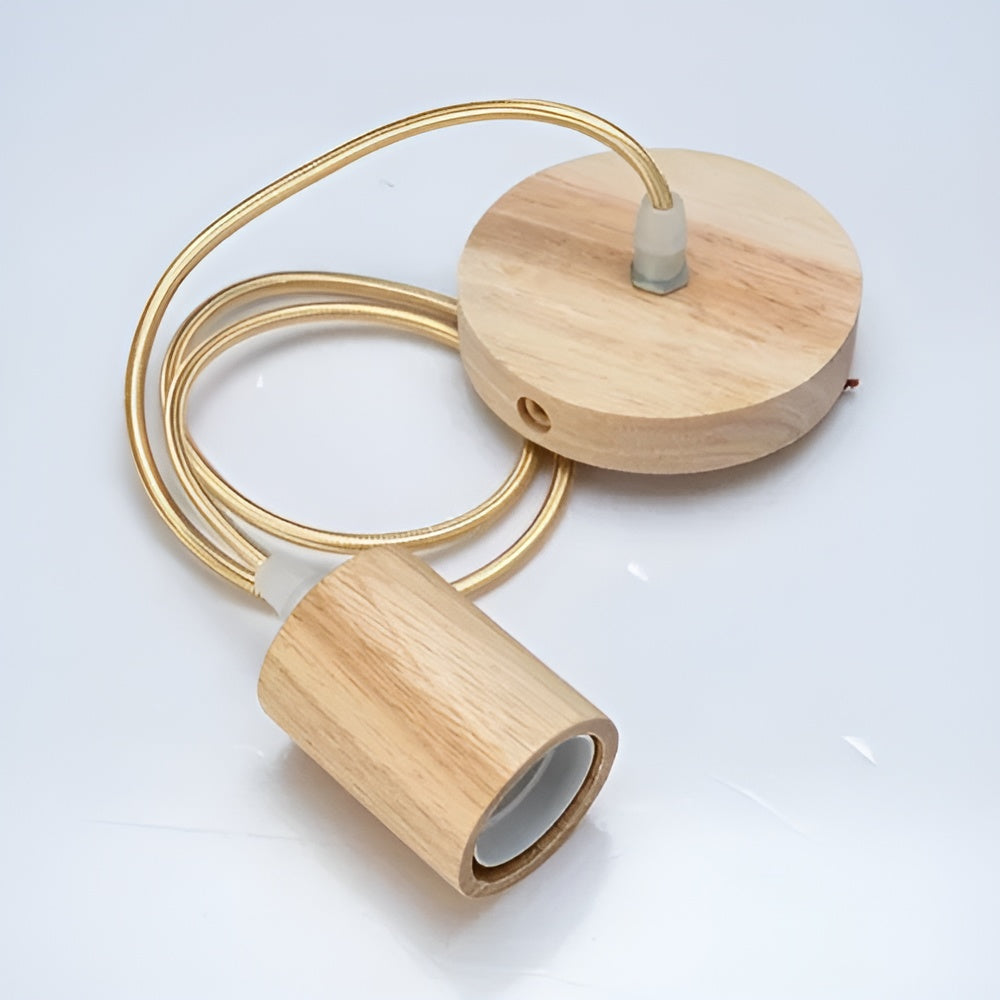 Carvallo - Elegant trä plafondlampa för mysiga rum Carvallo