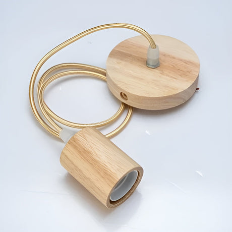 Carvallo - Elegant trä plafondlampa för mysiga rum Carvallo