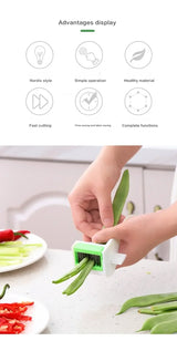 Carvallo-Schneider Frilivo | Skarp & Tidsbesparande | Rostfria blad | Mångsidig köksassistent Carvallo