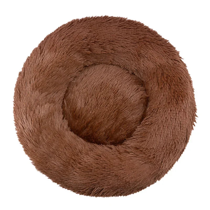 Super Soft Round Pet Bed – Plush, Cozy & Comfortable for Cats & Dogs Carvallo