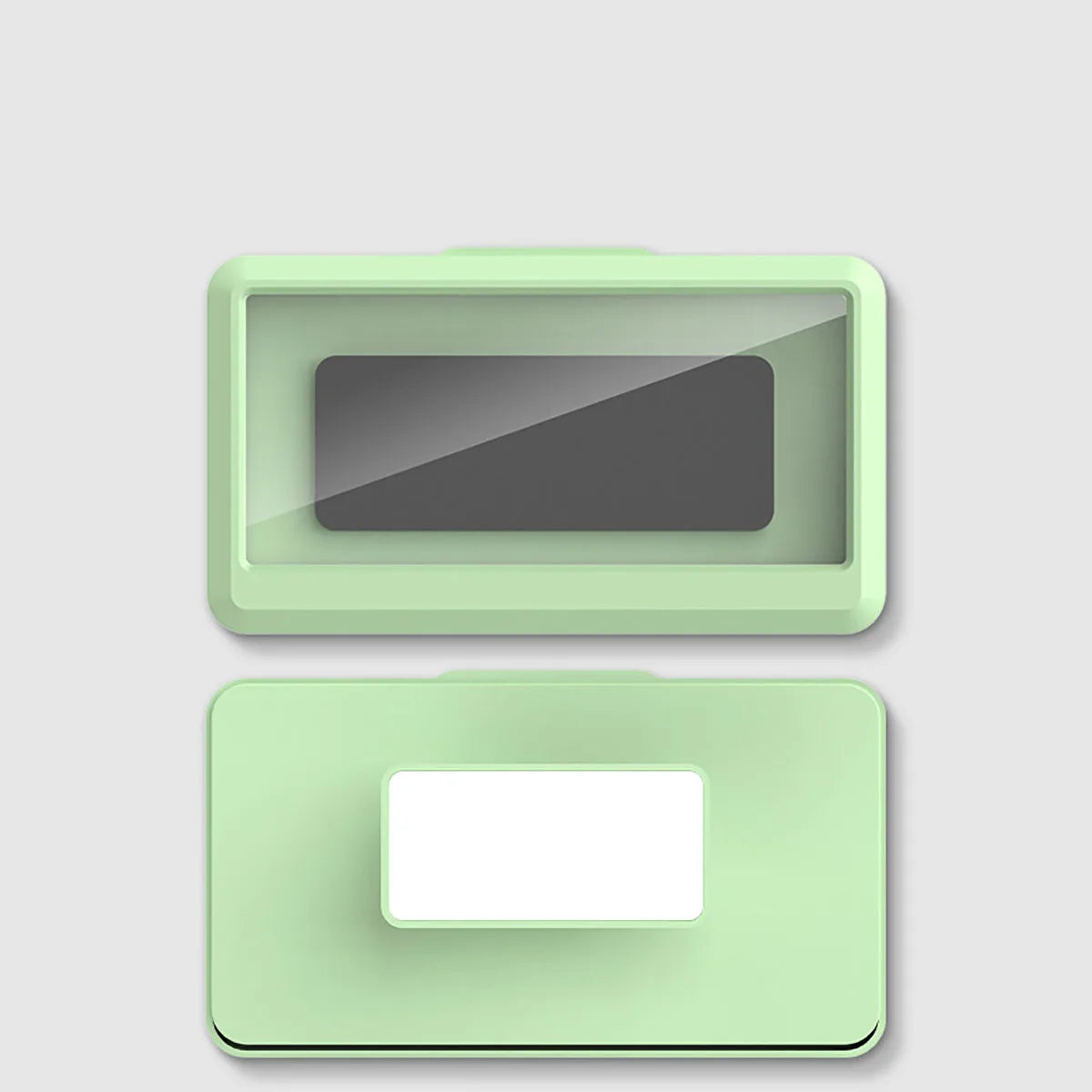 Carvallo Touch | Vattentät telefonhållare för badrummet | Väggmonterad smartphone-box med pekskärm | Självhäftande | För mobiler upp till 6,8" Carvallo