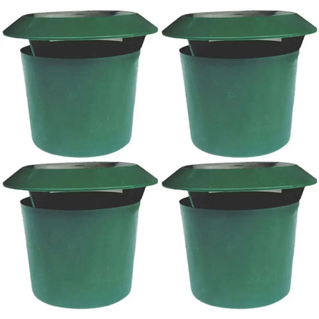 Carvallo Eco | Snigelfälla med ölattraktion | Återanvändbar & Miljövänlig | För trädgård & rabatt | 2/4/10 stycken Carvallo