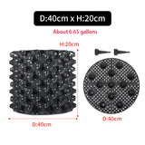 Carvallo Pro | Rotkontroll- & Uppdragskruka | För Bonsai, Träd & Buskar | Snabb rotväxt | PVC-skål Carvallo