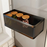 Carvallo FerroFix | Stark vidhäftning utan borrning | Rostfritt stål köksregal för kylskåp & metallytor Carvallo