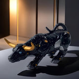 Elévo | Wall Street Bull Market Resin Ornament Feng Shui Wealth Figur Figurine Carvallo