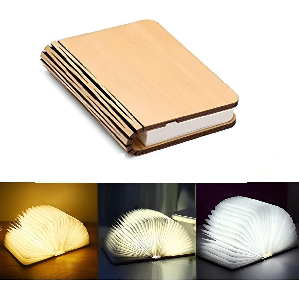 GlowPage Light - Fällbar Trådlös LED-Boklampa Carvallo