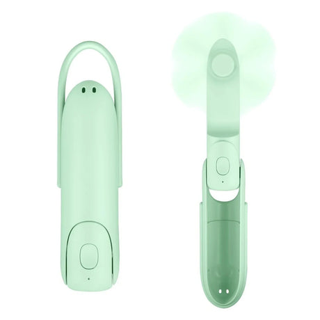 Carvallo 3i1 Mini Fläkt | Handfläkt med Powerbank & Ficklampa | Fällbar, Tyst & Barnsäker – USB uppladdningsbar Carvallo