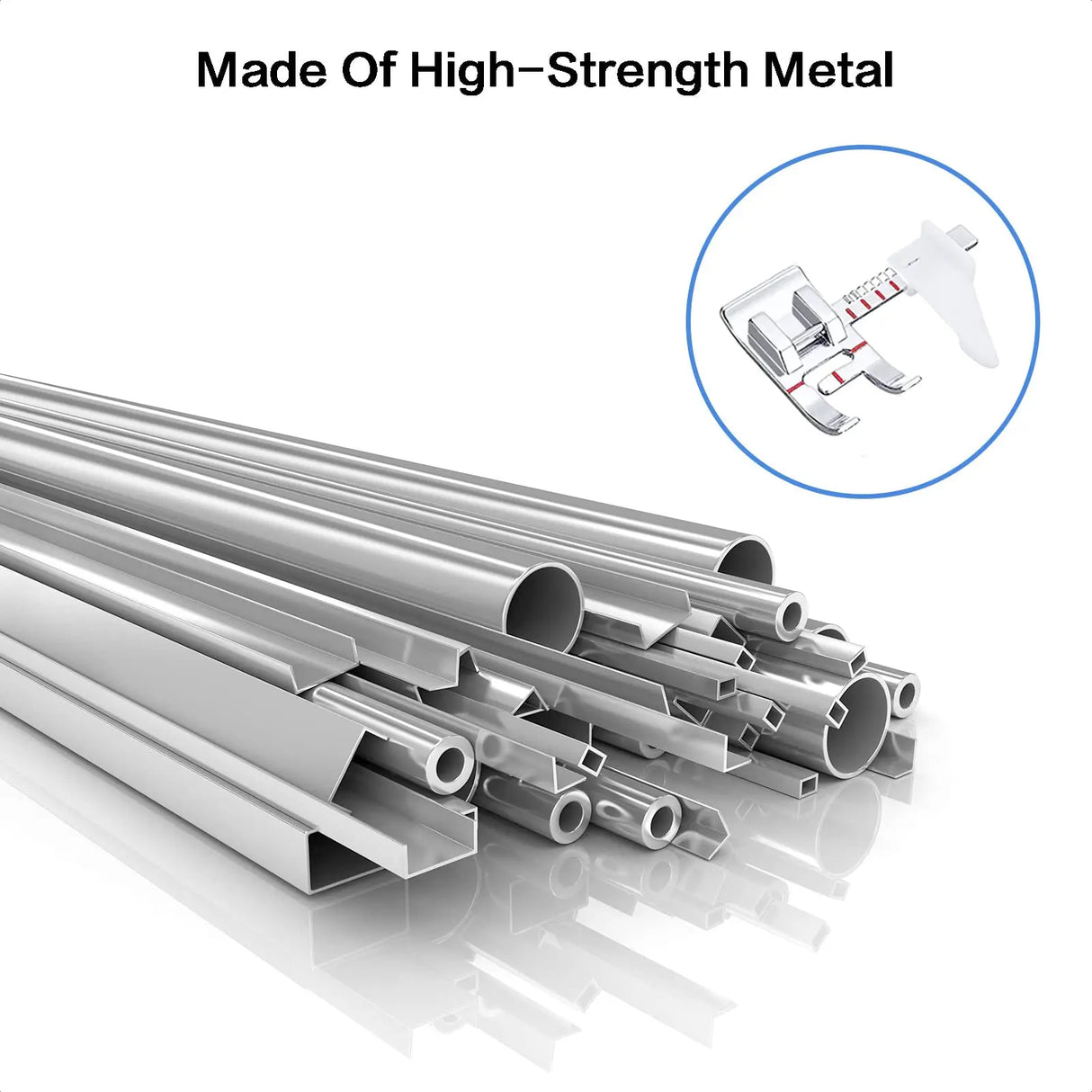 Carvallo Justerbar Syppress | För Brother, Singer, Janome & mer | Ideal för Broderi | Snap-On-System Carvallo