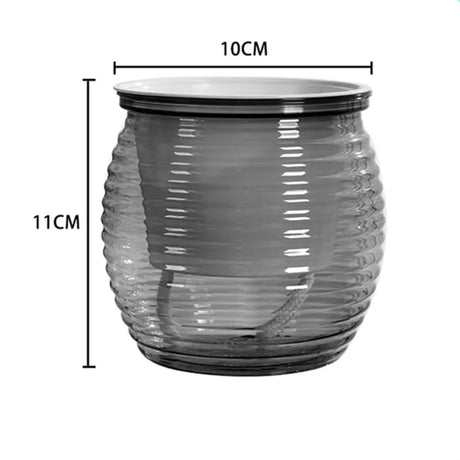 Carvallo Hydroponisk Blomkruka | Självbevattnande & Modern | För Inomhusväxter | 3-pack Carvallo