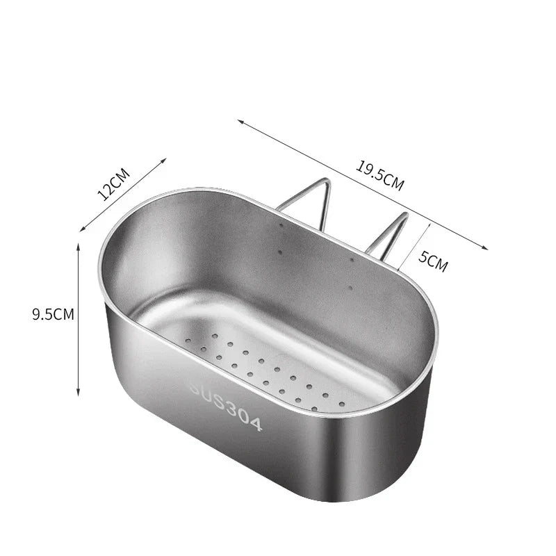Carvallo AquaDrop Inox | Rostfritt avloppsfilter för diskho | Rostfritt & Hållbart | 1 styck | ca. 200 g Carvallo