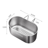 Carvallo AquaDrop Inox | Rostfritt avloppsfilter för diskho | Rostfritt & Hållbart | 1 styck | ca. 200 g Carvallo