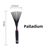 Carvallo Trädgårdsredskap 2-i-1 Hacka & Raka | Robust Kombi-verktyg med 5 tänder | Av kolstål | För rabatter och ogräsborttagning Carvallo