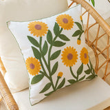 Carvallo – Bomullskuddeöverdrag med Fin Blomsterbroderi Carvallo