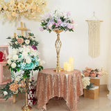 Elegant Guldig Bordsljusstake – Luksuriös Ljussticks för Hem- & Eventdekoration Carvallo