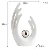 ZenAura Skulptur Set – Modern och Elegant Carvallo