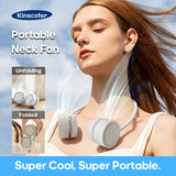 Carvallo Nackventilator Bladeless | Bärbar & Återuppladdningsbar | 3-Stegs Kylning | Tyst & Kompakt Carvallo