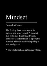 Success & Focus – Minimalistisk Motivationsposter på Canvas Hemnix
