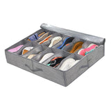 Carvallo Underdyn | För upp till 12 par skor | Med fönster & handtag | Fällbar & dammtät Carvallo