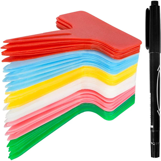 Carvallo 10 cm | Vattentät & UV-beständig | 30-set i 6 färger | Med permanent-markör Carvallo