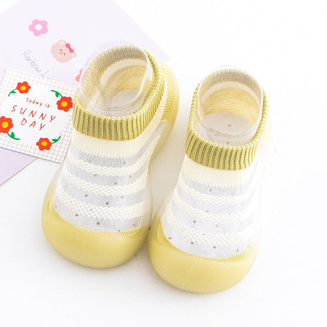 Babyskor i mesh-Kids-Hemnix-Gul-0-6 månader-Hemnix