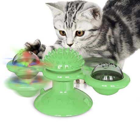 Windmill Cat Toy-Animals-Hemnix-Grön-Hemnix