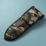 Carvallo Multifunktions-Fällspade av rostfritt stål | Kompakt & Bärbar | För Camping, Vandring & Trädgård | Med förvaringsväska Carvallo