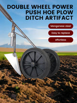 Carvallo TerraRex Duo | Handgjord av manganstål | För ogräsrensning & jords uppluckring | Utan handtag Carvallo