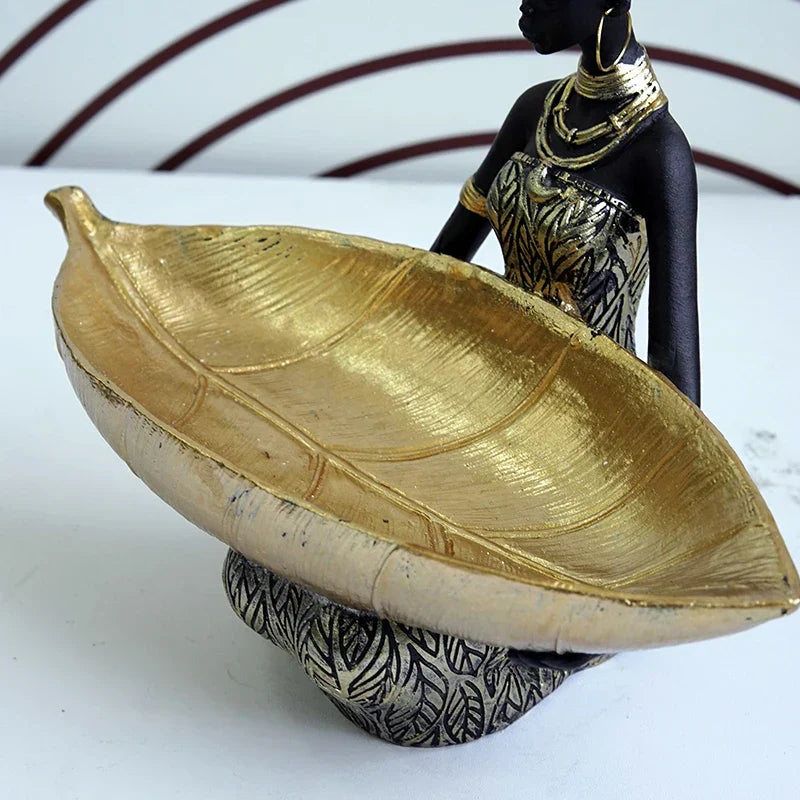 Ashanti Gold Leaf Display Tray Carvallo