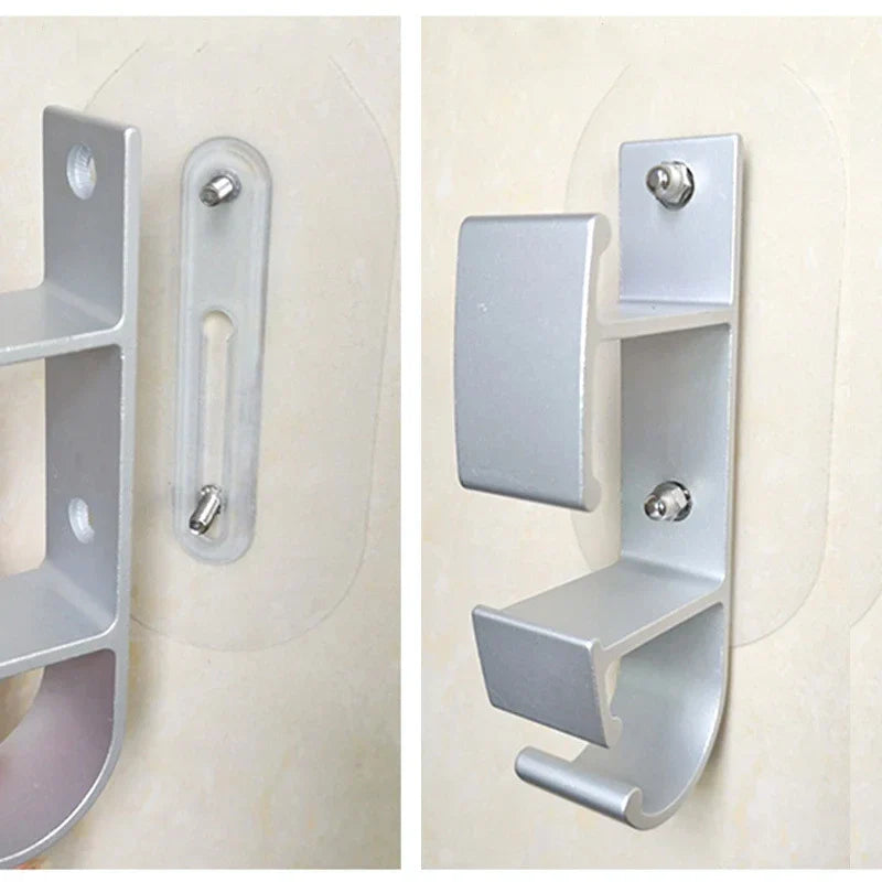 Carvallo Väggkrok FixPro DuoHook 2-pack | Stark lim | Sömlös & justerbar | För bilder, hyllor & väggdekoration Carvallo