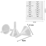 Carvallo Mini-flaskset | Kosmetik reseset med förvaringsväska | 5-delar | PET-flaskor 30–100ml Carvallo