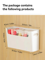 Carvallo | Vägghylla med lådor | Platsbesparande & Mångsidig | För underkläder, strumpor & accessoarer Carvallo