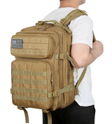 Ryggsäck Camo Tactical 45L Militärryggsäck Carvallo