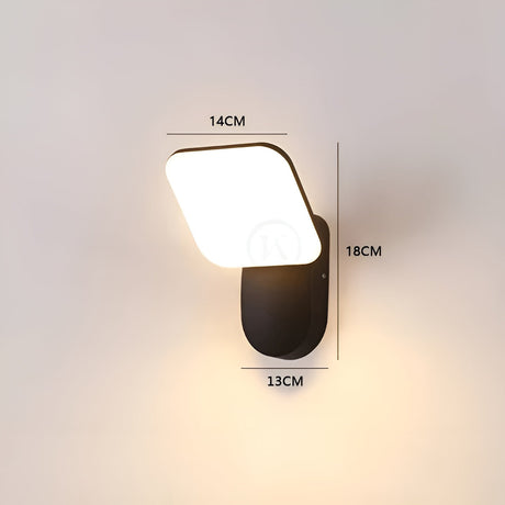 LED-vägglampa med rörelsesensor – Automatisk belysning för inomhus och utomhus Carvallo
