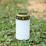 Carvallo Eternis Solar Grabbelys LED | Fladdrande ljuslook | Vattentät & Återladdningsbar | 12 cm Hög Carvallo