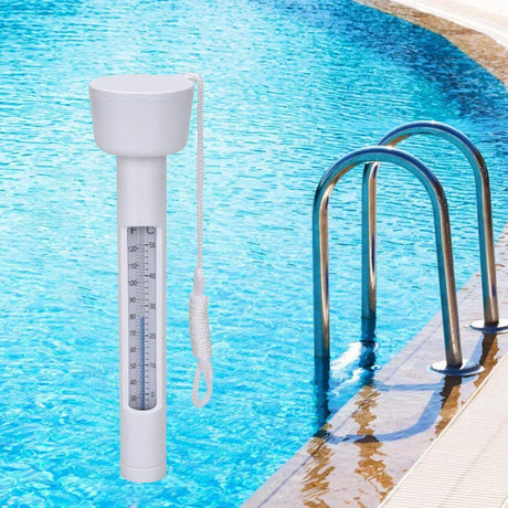 Carvallo Poolthermometer | Flytande vattentermometer 0–50 °C | För pool, bubbelpool, spa & badhus | Vattentålig & lättläst Carvallo