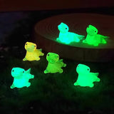Carvallo Glow Lizard Set | 10-pack Luminescent Mini Lizards | Resin Figures for Terrarium, Fairy Garden & DIY Decor Carvallo