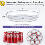 Carvallo 360 Svängbar förvaringsbox | 360° Organizer för kök & kosmetik | Halkfri & platsbesparande | Ø 28 cm Carvallo